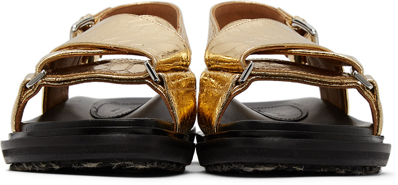 Marni best sale gold sandals