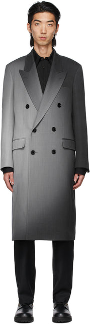 Fendi Grey Wool Spotlight Coat - Manteau de projecteur en laine gris Fendi - 펜디 그레이 울 스포트 라이트 코트
