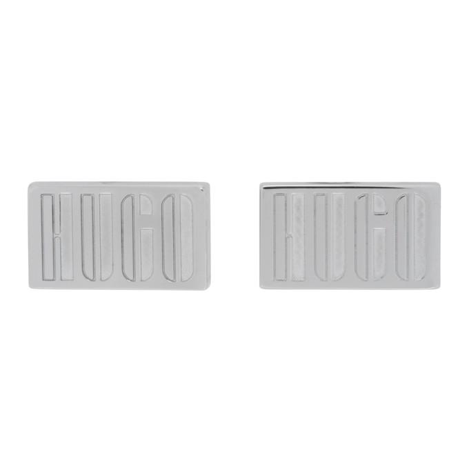 Hugo Silver E-Logo2 Cufflinks
