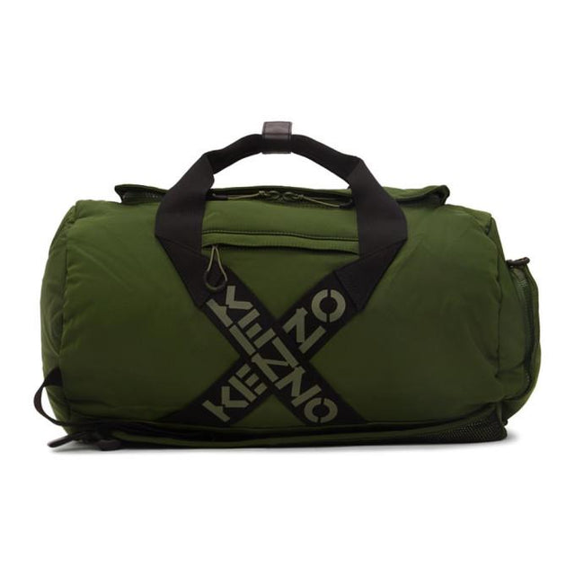 Kenzo Green Sport Big X Duffle Bag