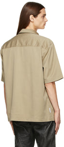 Han Kjobenhavn Khaki Boxy Short Sleeve Shirt