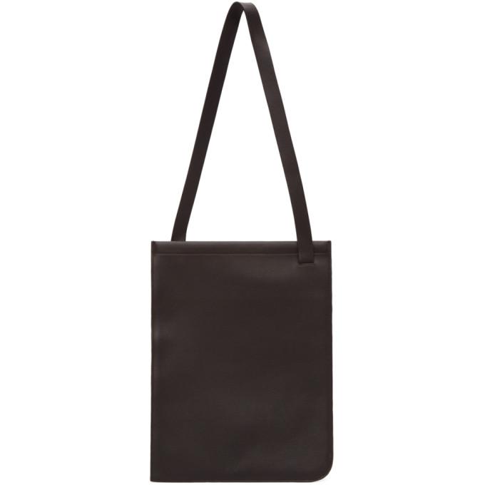 Lemaire Brown Nappa Leather Tote