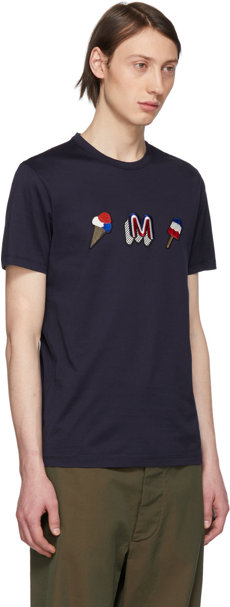Moncler Navy Ice Cream T-Shirt – BlackSkinny