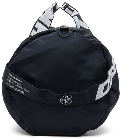 Off white nylon baby duffle online bag