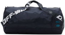 Off-White Navy Nylon Duffle Bag