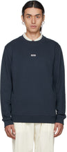 Boss Navy Weevo 2 Sweatshirt - Sweat-shirt Boss Navy Weevo 2 - 보스 네이비 Weevo 2 스웨터