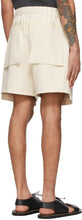 Kuro Off-White Denim Loose Baker Shorts