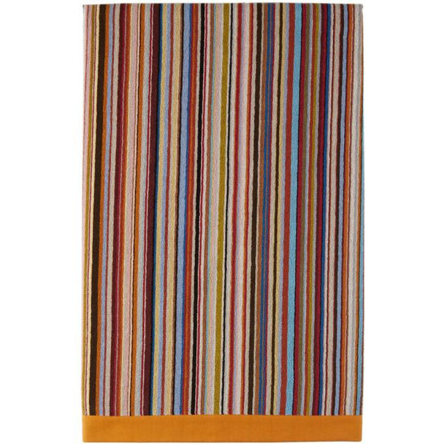 Paul Smith Multicolor Medium Signature Stripe Beach Towel-BlackSkinny