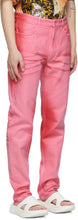 Givenchy Pink Shiny Polished Jeans