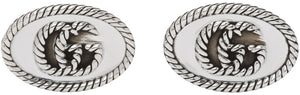 Gucci Silver Double G Marmont Cufflinks - Gucci Silver Double G Marmont Boutons de manchette - 구찌 실버 더블 G Marmont Cufflinks.