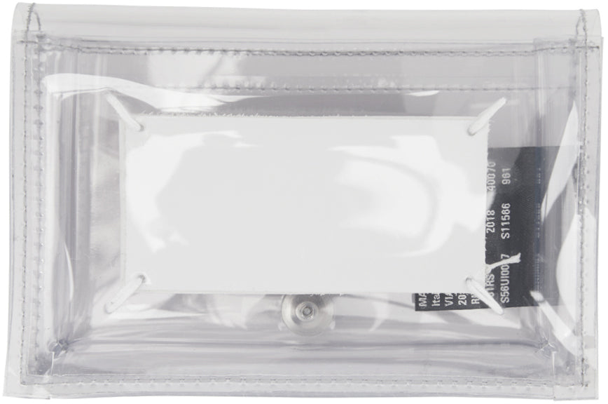 Maison Margiela SSENSE Exclusive Transparent PVC Wallet – BlackSkinny