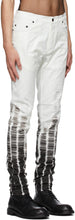 Ann Demeulemeester White Tie-Dye Jeans