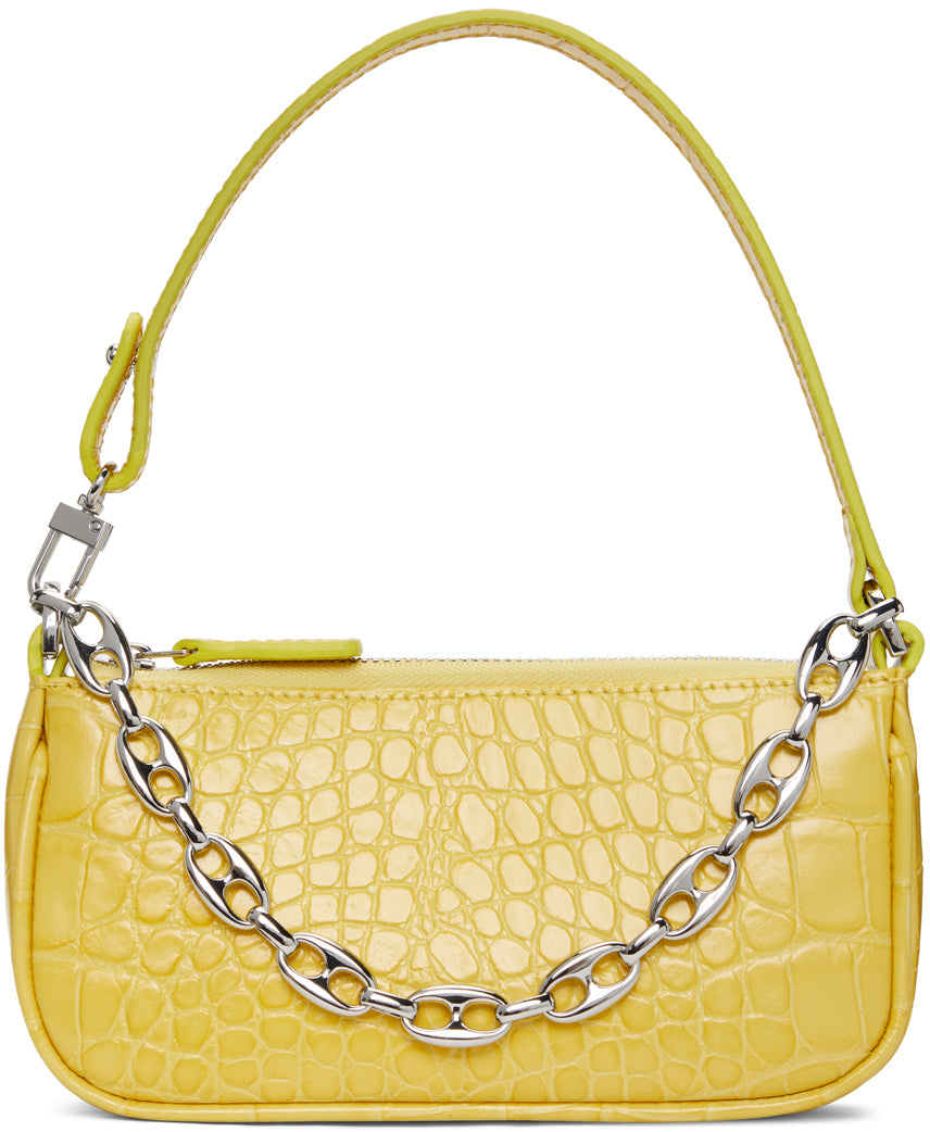 Yellow sales croc bag