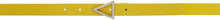 Bottega Veneta Yellow Small Triangle Belt - Ceinture de triangle jaune Bottega Veneta Jaune - Bottega 베네타 노란색 작은 삼각형 벨트