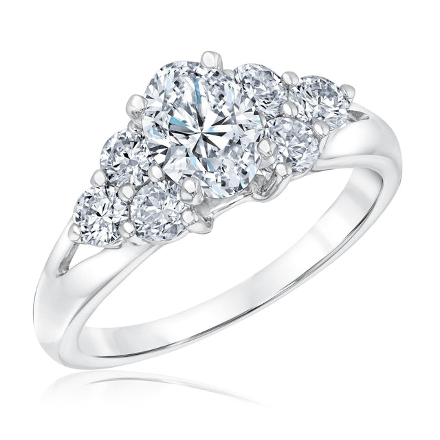 1 3/4ctw Lab Grown Diamond Engagement Ring