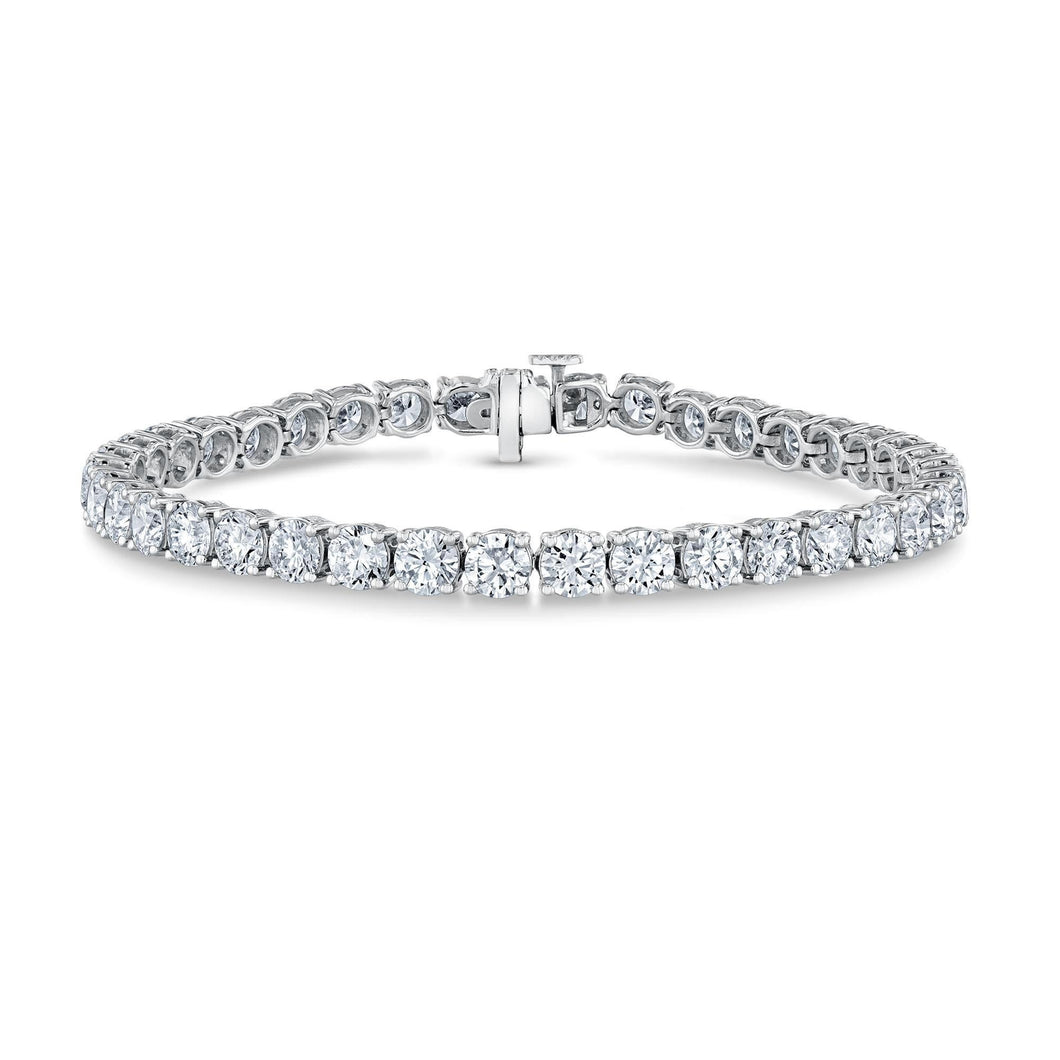 12ctw Round Lab Grown Diamond Tennis Bracelet