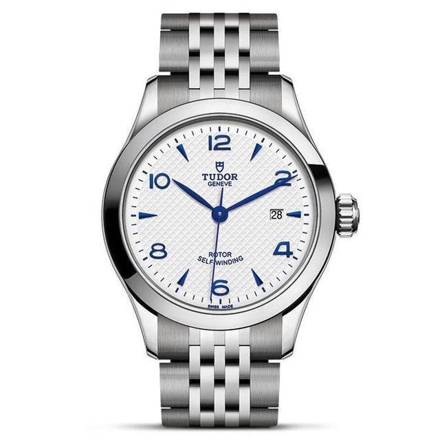 1926 28mm Opaline and Blue Dial Stainless Steel Watch M91350-0005