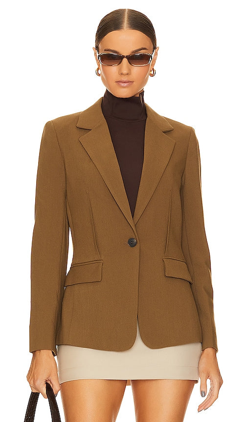 1. STATE Exposed Dart Blazer in Neutral