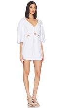 1. STATE V Neck Ring Cut Out Romper in White