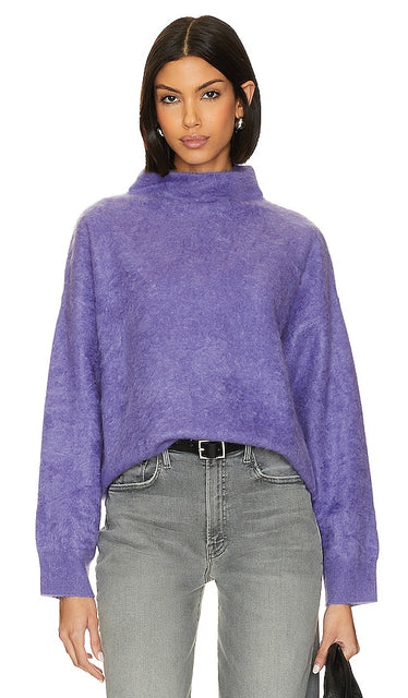 27 miles malibu Morgan Sweater in Purple - 27 miles malibu Morgan Pull en Violet - 27 英里 malibu 摩根紫色毛衣 - 27 Meilen Malibu Morgan Pullover in Lila - 27 Miles 말리부 Morgan 스웨터 - Maglione Morgan Malibu da 27 miglia in viola