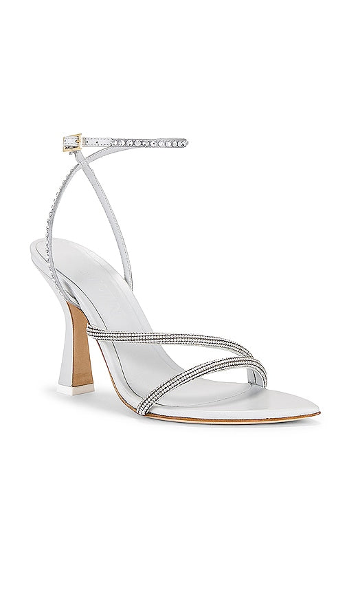 3JUIN Giglio Sandal in Metallic Silver