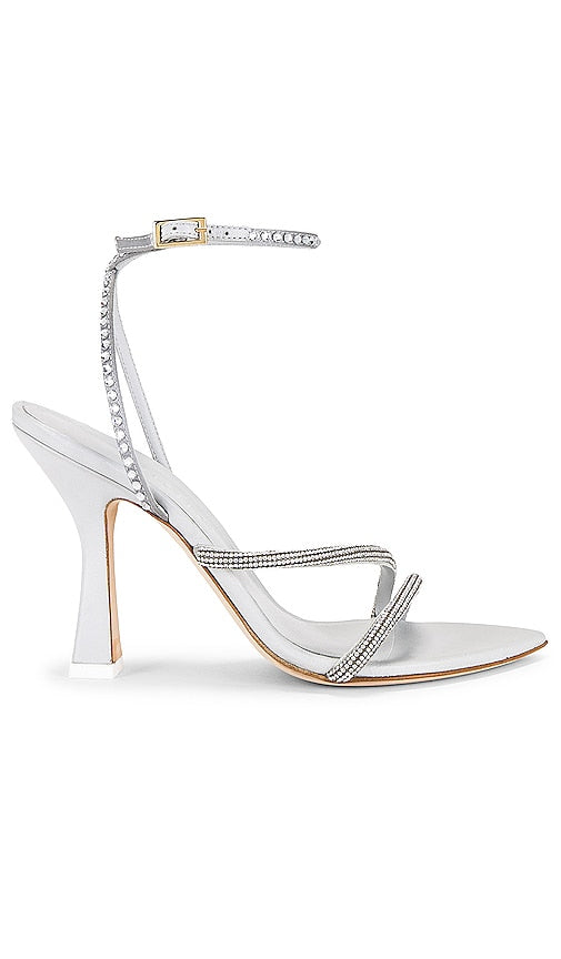 3JUIN Giglio Sandal in Metallic Silver - Sandale 3JUIN Giglio en argent métallisé - 3JUIN Giglio 金属银凉鞋 - 3JUIN Giglio Sandale in Metallic-Silber - 3JUIN 메탈릭 실버 Giglio 샌들 - Sandalo Giglio 3JUIN in Argento Metallizzato