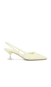 3JUIN Kira Pumps in Yellow | Citrine Pump Heels for Women