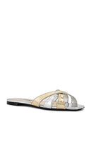 3JUIN Nerea Sandal in Metallic Silver