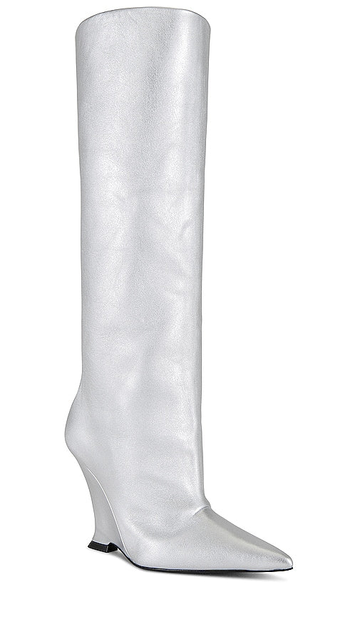 3JUIN Numa Boot in Metallic Silver