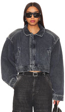 3x1 Amelia Crop Jacket in Blue - Veste courte Amelia 3x1 en bleu - 3x1 Amelia 蓝色短款夹克 - 3x1 Amelia Crop Jacke in Blau - 3x1 Amelia 크롭 재킷블루 색상 - Giacca corta Amelia 3x1 in blu