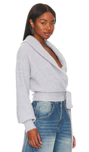 525 525 Boucle Ballerina Wrap in Baby Blue