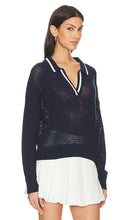 525 Cara Polo Pullover in Navy
