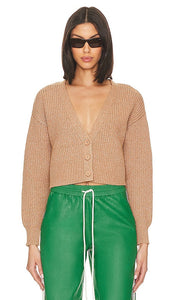 525 Jenny Cropped Cardi in Brown - 525 Cardigan court Jenny en marron - 525 Jenny 棕色短款羊毛衫 - 525 Jenny Kurzer Cardigan in Braun - 525 Jenny 크롭 카디 브라운 색상 - 525 Jenny Cardigan corto in marrone