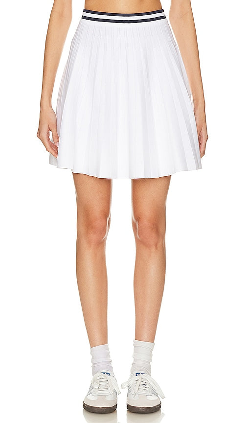 525 Larissa Pleated Tennis Skirt in White - Jupe de tennis plissée 525 Larissa en blanc - 525 Larissa 白色百褶网球裙 - 525 Larissa Falten-Tennisrock in Weiß - 525 Larissa 플리츠 테니스 스커트 색상 - Gonna da tennis a pieghe 525 Larissa in bianco