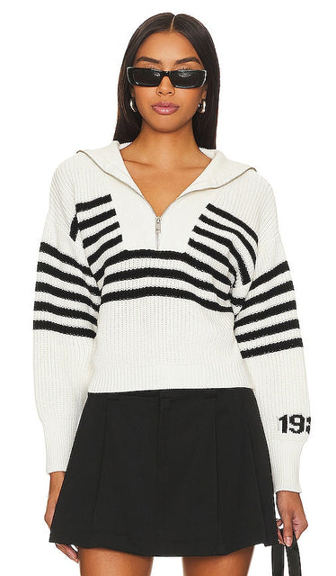 525 Norah Sweater in White - Pull 525 Norah en blanc - 525 Norah 白色毛衣 - 525 Norah Pullover in Weiß - 525 NORAH 스웨터 색상 - Maglione 525 Norah in bianco