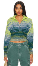 525 Alexa Sweater in Green,Blue - Pull Alexa 525 en vert, bleu - 525 Alexa 毛衣绿色、蓝色 - 525 Alexa Pullover in Grün, Blau - 525 알렉사 스웨터 - 525 Maglione Alexa in verde, blu