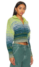 525 Alexa Sweater in Green,Blue