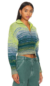 525 Alexa Sweater in Green,Blue