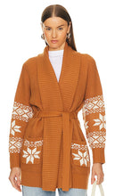 525 Shiloh Southwestern Cardigan in Cognac