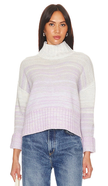 525 Ombre Blair Pullover Sweater in Lavender - Pull 525 Ombre Blair en lavande - 525 Ombre Blair 薰衣草色套头毛衣 - 525 Ombre Blair Pullover in Lavendel - 525 옴브레 블레어 풀오버 스웨터, 라벤더 색상 - Maglione pullover 525 Ombre Blair in lavanda