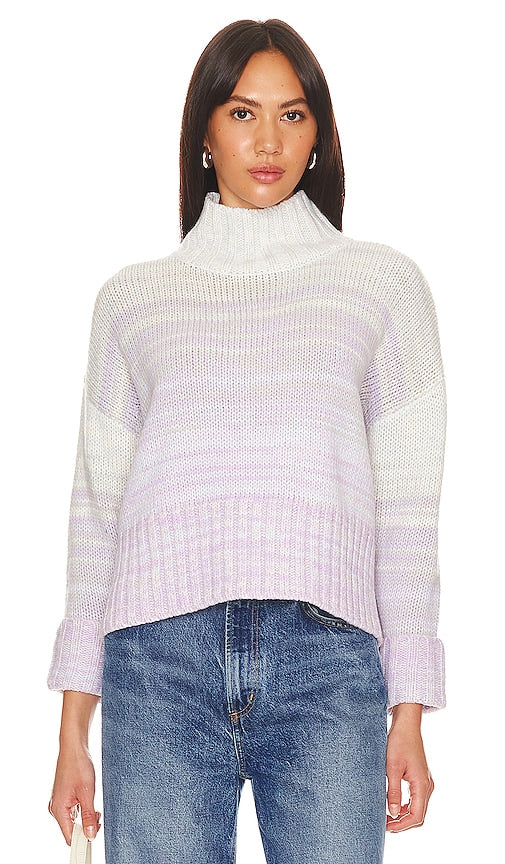 525 Ombre Blair Pullover Sweater in Lavender - Pull 525 Ombre Blair en lavande - 525 Ombre Blair 薰衣草色套头毛衣 - 525 Ombre Blair Pullover in Lavendel - 525 옴브레 블레어 풀오버 스웨터, 라벤더 색상 - Maglione pullover 525 Ombre Blair in lavanda