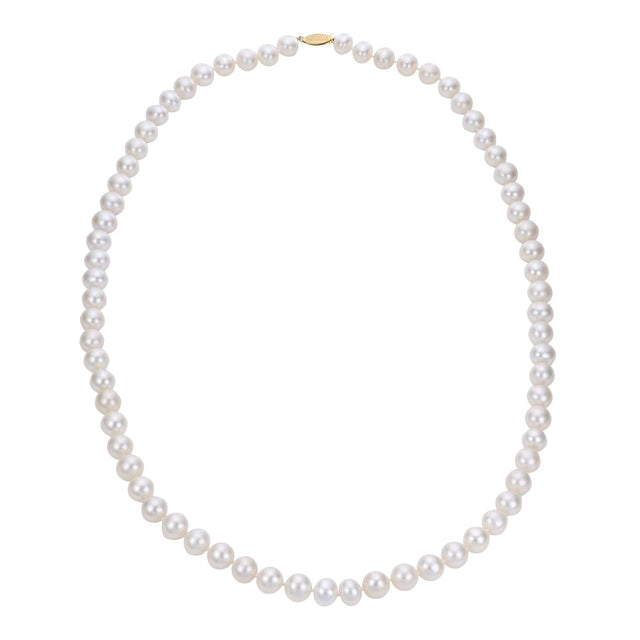 6-7mm Freshwater Cultured Pearl Strand Necklace, 24 Inches