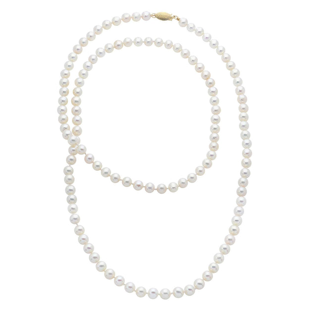 6-7mm Freshwater Cultured Pearl Strand Necklace, 30 Inches