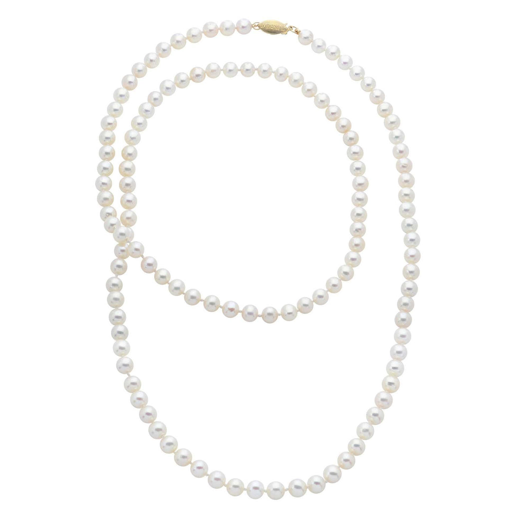 6-7mm Freshwater Cultured Pearl Strand Necklace, 30 Inches