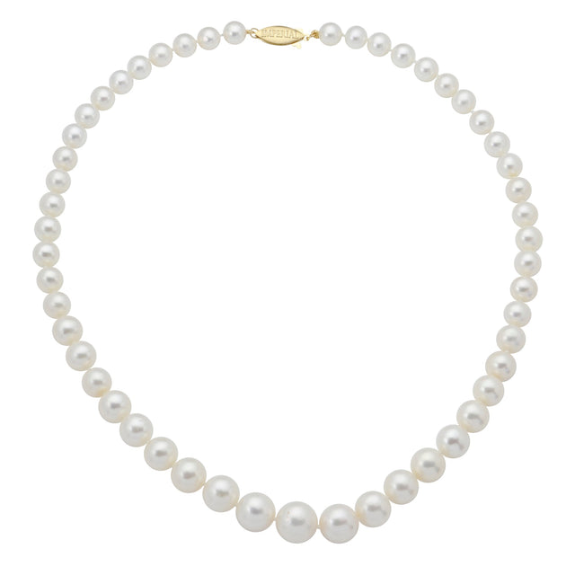 7-11mm Fresh Water Cultured Pearl Strand Necklace