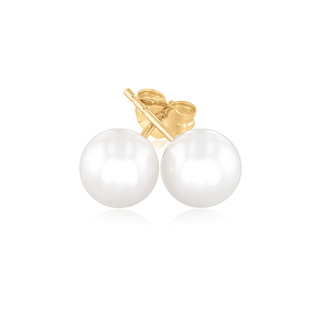 7-7.5mm Freshwater Cultured Pearl Stud Earrings