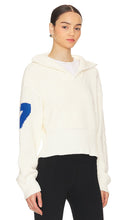 7 Days Active Half Zip Cropped Sweatshirt in White