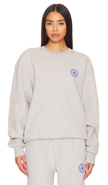 7 Days Active Organic Crewneck Sweatshirt in Grey - Sweat-shirt bio à col rond 7 Days Active en gris - 7 Days Active 灰色有机圆领运动衫 - 7 Days Active Bio-Sweatshirt mit Rundhalsausschnitt in Grau - 7 Days Active 오가닉 크루넥 스웨트셔츠 색상은 그레이 색상입니다. - Felpa girocollo organica 7 Days Active in grigio