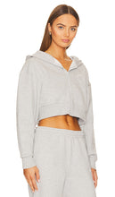 7 Days Active Organic Cropped Hoodie in Grey