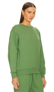7 Days Active Organic Fitted Crew Neck in Green